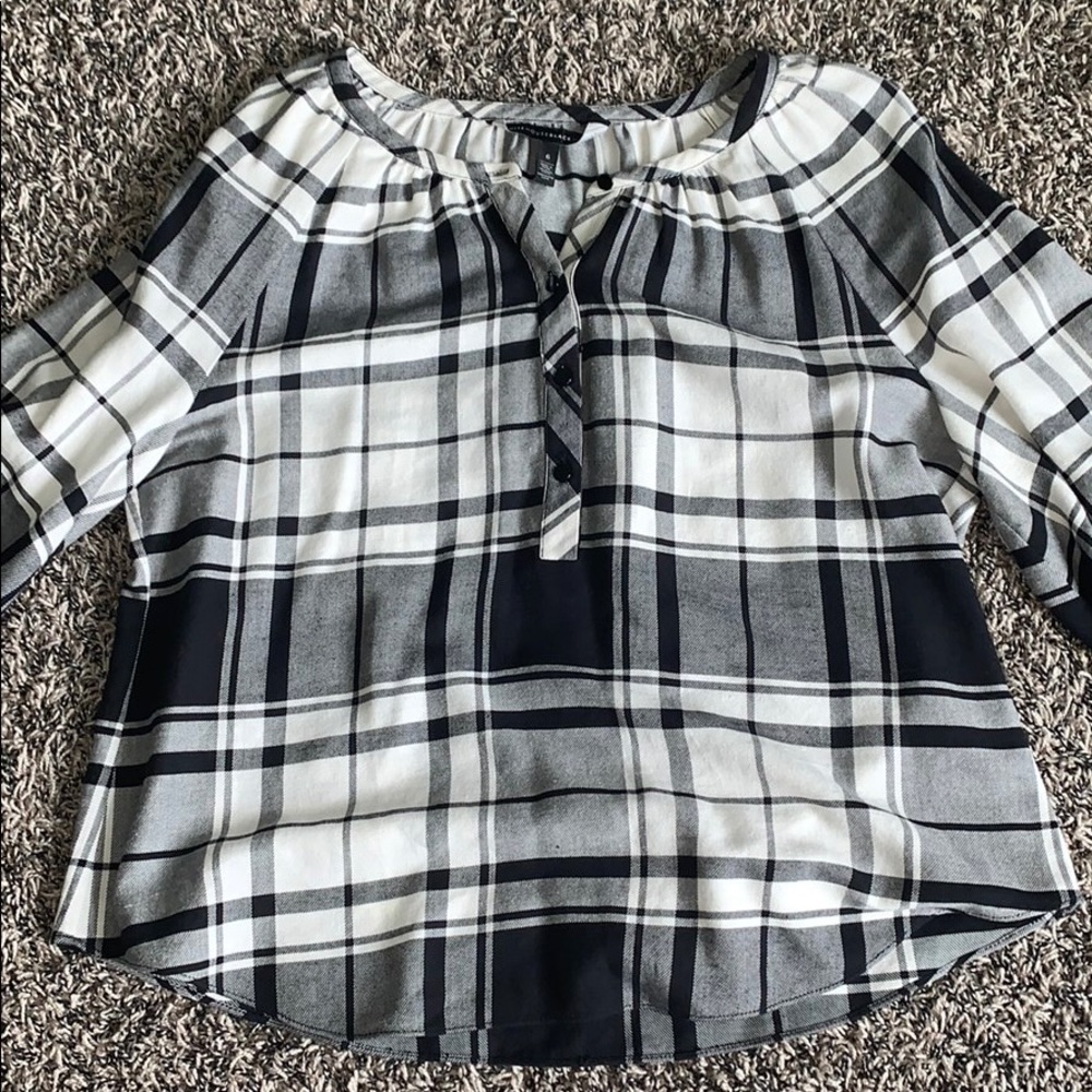 Black and white flannel